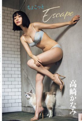 [高崎かなみ] «Сила девушки 100%» Чем дольше вы смотрите на длинные ноги и светлую кожу, тем больше вам это нравится (9P)