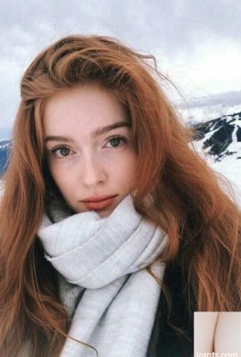 Потрясающая русская рыжеволосая модель демонстрирует свои соблазнительные фотографии – Цзя Лисса (50P)