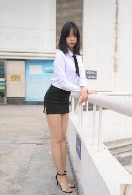 [Интернет-коллекция]В торговом центре уличной фотографии Chengsheng продаются красивые женщины с длинными ногами и в шелковой униформе 1[100P]