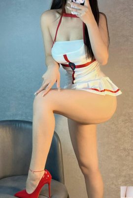 [Интернет-коллекция]Девушка из благосостояния Момодзава Сакура, «Медсестра из белого шелка», VIP-эксклюзив[51P]