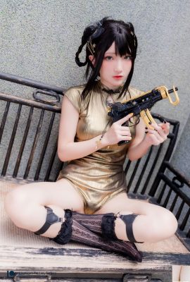 Сестра играет с пистолетом — Сяо Дин (30P)