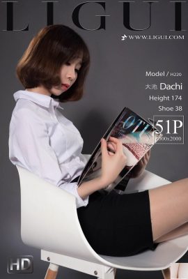 (LiGui Internet Beauty) 2018.10.29 Модель Dachi OL Измельченная свинина Красивые ножки (52P)