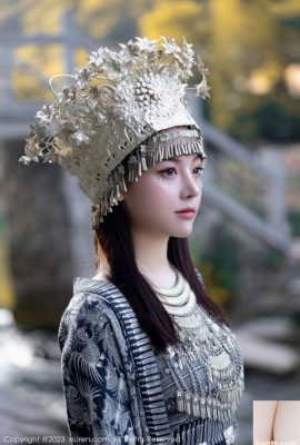 Смелая и сексуальная интерпретация прекрасных и красивых красавиц в костюмах этнических меньшинств – Дубаньцзян (60P)