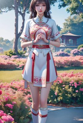 (Сгенерировано ИИ) Уникальный красный лотос