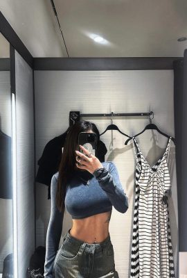 Искушение глубокой канавки — это слишком злое «Хуан Шиюн» Красивые фотографии успокаивают тело и разум (22p)