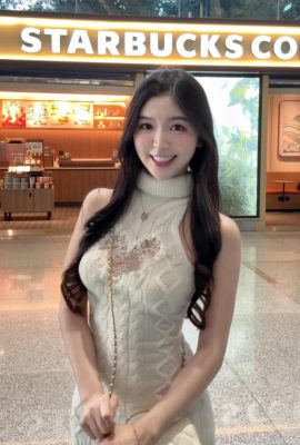 «Чжан Анки (Qiqi)» Белая и красивая грудь — это в центре внимания аудитории (22p)