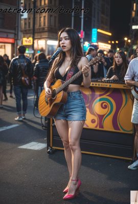 Badbro_busking Girl