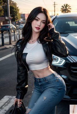 Девушка, которая ремонтирует машину