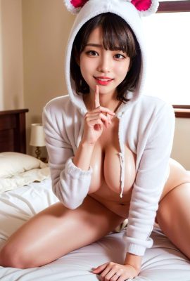 Футболка с капюшоном животных