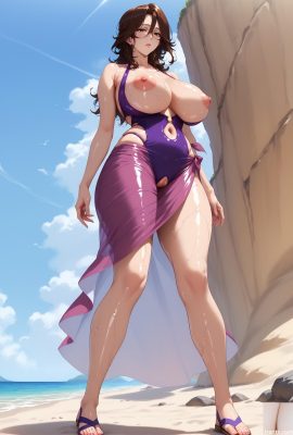 Мобильный костюм 00 — Император Ли Норьега (сгенерировано ИИ)