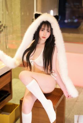 (Интернет -коллекция) Мягкая любовь — Xiuren Model White Kitten (73p)