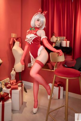 (Онлайн -коллекция) VIP -платья «Рождественское красное платье» Girl’s Girl Bonnie (135p)