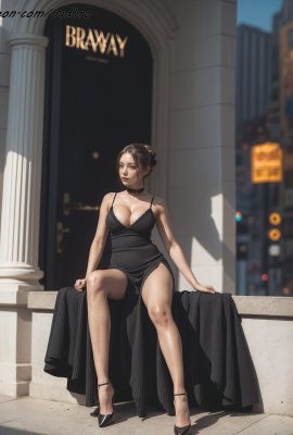 Badbro_Side Slit платье обратно