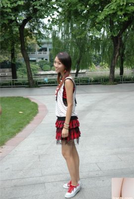 (Коллекция в Интернете) Запись короткой юбки Beautiful Girl на улице (96p)