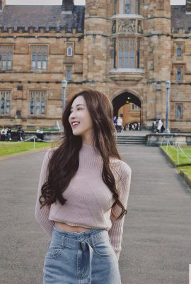 Фея спустилась на Землю «Du_shanshan» тело — это в центре внимания аудитории (10p)