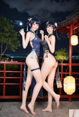 № 164 41p Xiangling (удар Геншина)