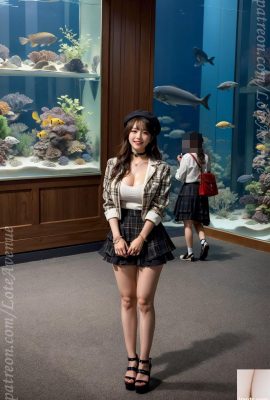 Рурина многослойная юбка и аквариум