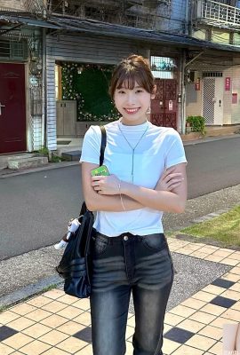 «Чжан Йен Цзинжин» Белая и нежная кожа настолько привлекательна и пухла, что фигура настолько привлекательна (10p)