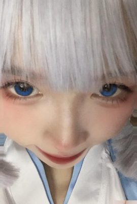 (Онлайн-коллекция) DreamlikeUwU cosplay Аяка Камисато Кендо – Genshin Impact (33P)