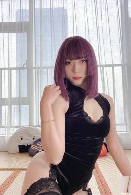 (Онлайн-коллекция) Money Lenglen – кружевная юбка чонсам с высоким вырезом (107P)