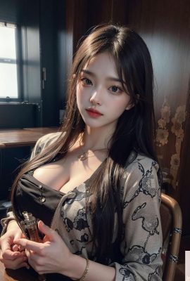 ★PATREON★ (Ай Каори) Набор 1 – Милая девушка в элегантном платье